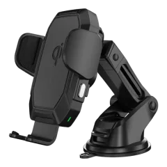 Transmedia Mobile phone holder with Qi fast wireless charger