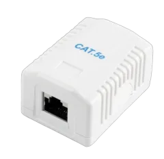 Gembird CAT5E FTP single port surface mount box