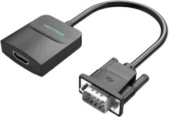 Vention VGA to HDMI Converter with Female Micro USB and Audio Port 0.15M Black