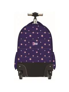 Ruksak školski St.Right Unicorn Glow na kotačima 17"