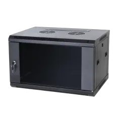 NaviaTec Wall Cabinet 6U 540 x 450mm, disassembled QA-54B, Black