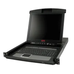 APC 17" Rack LCD Console with Integrated 16 Port KVM Switch (Keyboard US English layout)