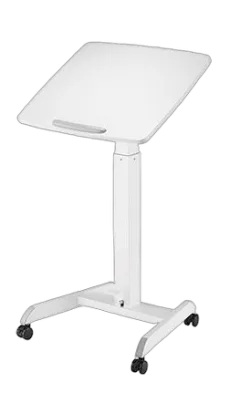 Transmedia Mobile Workstation with foot pedal