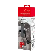 Gembird 4-in-1 car smartphone holder with charger