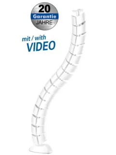 Transmedia Flexible Cable Management, White