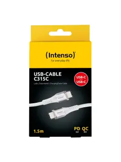 USB kabel Intenso #7901002, C315C, 1.5m, 60W, bijeli