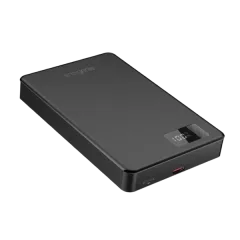 Gembird 15 W Magnetic wireless powerbank with LCD, 10000 mAh, black
