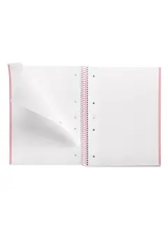 Kolegij blok Miquelrius A4 90g 80L spiralni kocke Gradient Pink & Blue MR4445