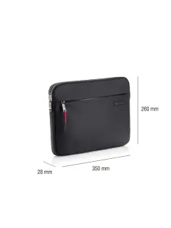 Zaštitna navlaka za prijenosno računalo Miquelrius crna 13" i 14" 35x26x2,8cm MR16986
