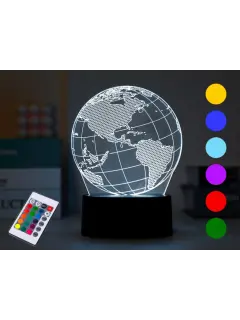 Lampa 3D na dodir iTotal promjena boja World XL2335