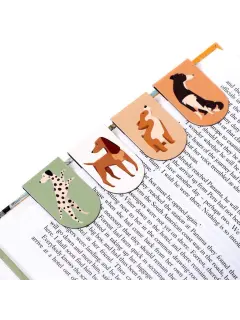 Set magnetskih označivača za stranice Puckator Barks Dog (knjižne oznake) 24/1 BOOK19
