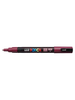 Marker Uni pc-3m Posca crveni boja vina