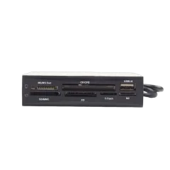 Gembird Internal USB card reader writer, black