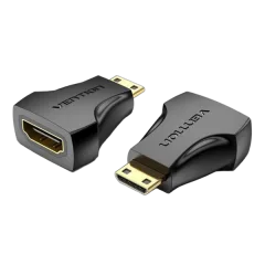 Vention Mini HDMI Male to HDMI Female Adapter Black