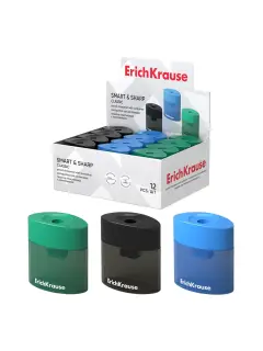 Šiljilo ErichKrause pvc s posudicom Smart&Sharp sortirano 12/1
