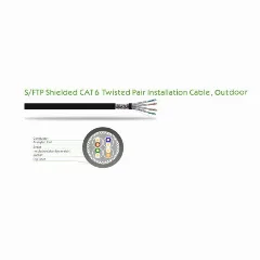 NaviaTec Cat6 S FTP PIMF 2m grey