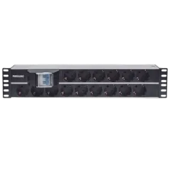 NaviaTec PDU (Power Distribution Unit) sa 15x Schuko priključaka, kabel Schuko, 19", 2U