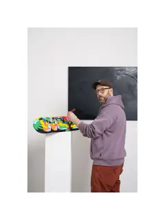 Uni pak marker Posca pc-5br brush sve boje 16/1 kartonsko pak.