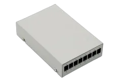 NFO Patch Panel Wall Mounted, 8x SC Simplex LC Duplex