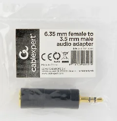 Gembird 6.35mm ženski na 3.5mm muški audio adapter