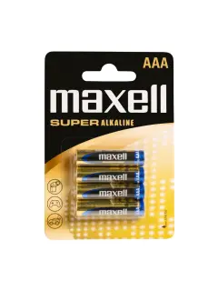 Maxell super alkalne baterije LR-3/AAA, 4 komada