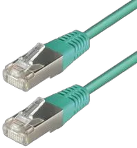 Transmedia FTP Cat.5e Kabel 10M, green