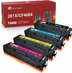 Toner Static Control HP Canon CF401X Cyan