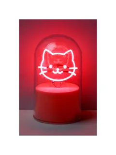 Lampa staklena kupola iTotal NEON-efekt LED Cat XL3256