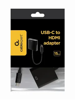 Gembird USB-C to HDMI adapter, black
