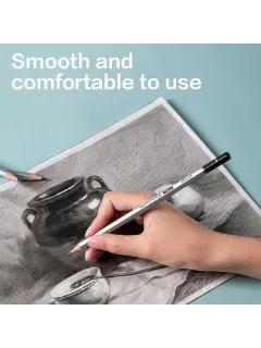 Umjetnički set Deli Dmast grafitne olovke 2,0–3,5mm 12 kom u kutiji EC391