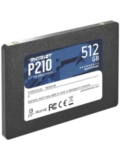 Patriot SSD P210 R520/W430, 512GB, 7mm, 2.5"