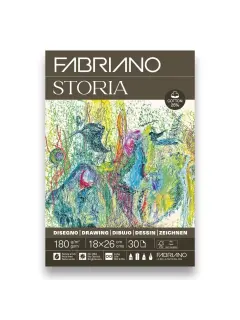 Blok Fabriano Storia 18x26 180g 30L ljepljeni top side 19100732