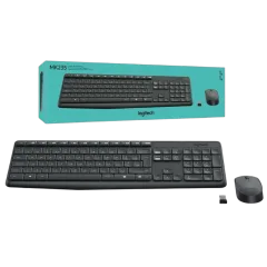 Logitech MK235 Wireless Keyboard and Mouse Combo, HR