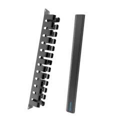 Vention 1U 19" Cable Manager Black