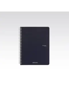 Bilježnica Fabriano Ecoqua original A5 90g 70L spiralna kocke dark blue 19148104