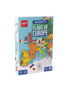 Slagalica Magnetske zastave Europe Apli 20592
