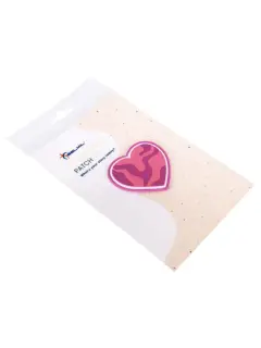Bedž_Patch Belmil Pink Heart 337/A