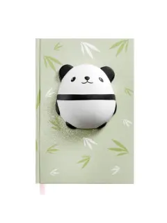 Bilježnica squishy Miquelrius panda A5 80g 80L čista Back2Fun MR1648