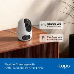 TP-Link Tapo C245D | Dual Lens Pan Tilt Security Camera