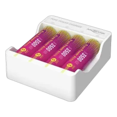 Ansmann Pure Power Set 4× AA HR6 battery packs and charging module