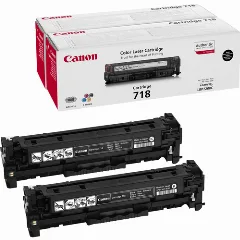 Canon toner CRG-718Bk, crni - 2 komada