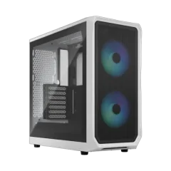 Fractal Design Focus 2 RGB White TG Clear, FD-C-FOC2A-04