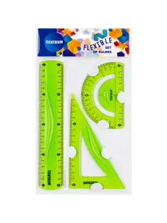 Geometrijski set Centrum flexi 3/1 20 cm sortirano 86917