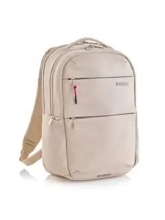 Ruksak za prijenosno računalo Miquelrius 2 odjeljka bež 16" M 35x46x12cm 21L MR19564