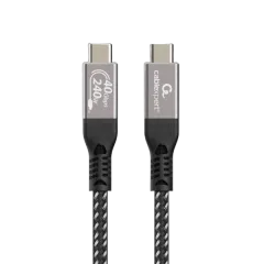 Gembird Premium USB 4 Type-C charging and data cable, 40 Gbps, 240 W, 0.5 m