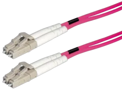 Transmedia Fibre optic MM OM4 Duplex Patch cable LC-LC 0,5m