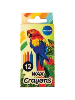 Boje voštane 12 boja Centrum Parrot blister 12/1 80593