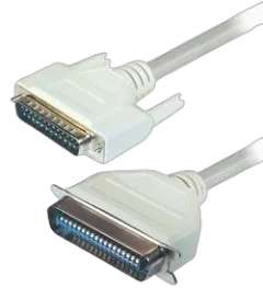 Transmedia Connector Cable Sub D-plug 25 pin - Centronics-plug 36 pin, 3m