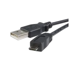 NaviaTec USB 2.0 A muški na Micro B muški kabel, 1,8m, crni