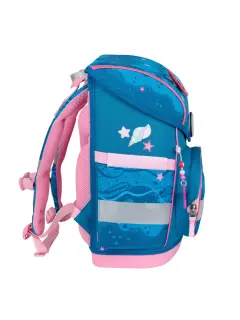 Torba školska Belmil compact with patches mermaid 405-41/AG/B/3